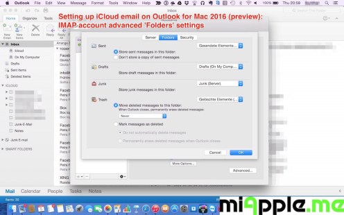 Set up icloud email in outlook 2010